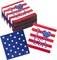 Disposable Napkins - Assorted Designs 3-ply Paper Napkins (4th of July)